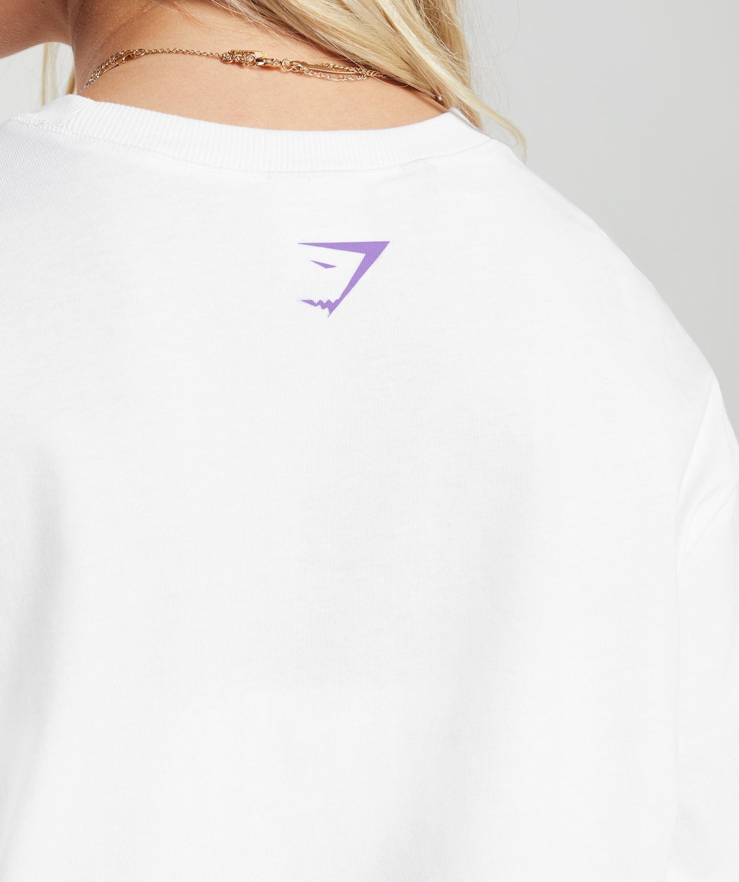 Gymshark Cherub Graphic Long Sleeve Top - White