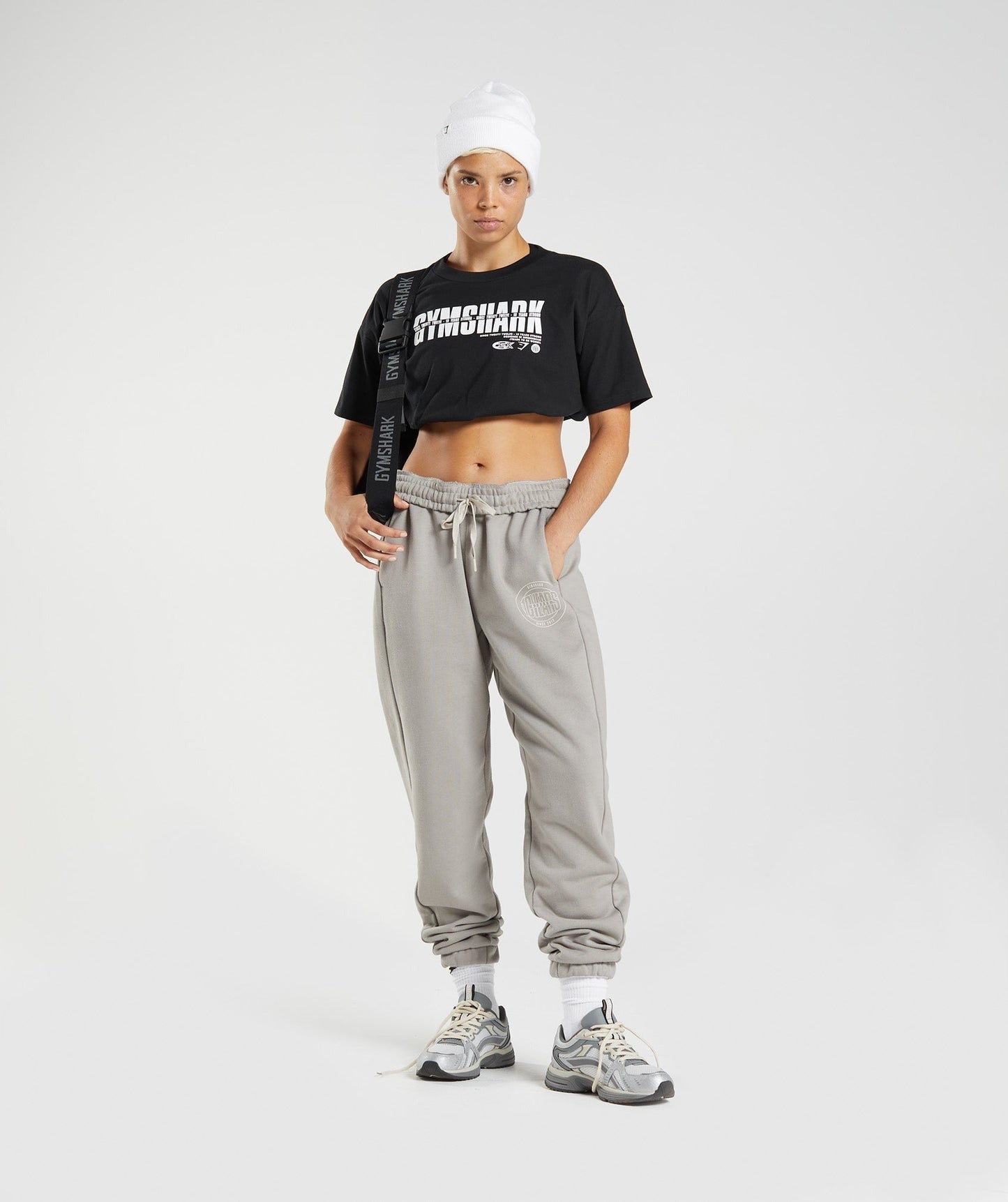 Gymshark GS10 Year Midi Top - Black