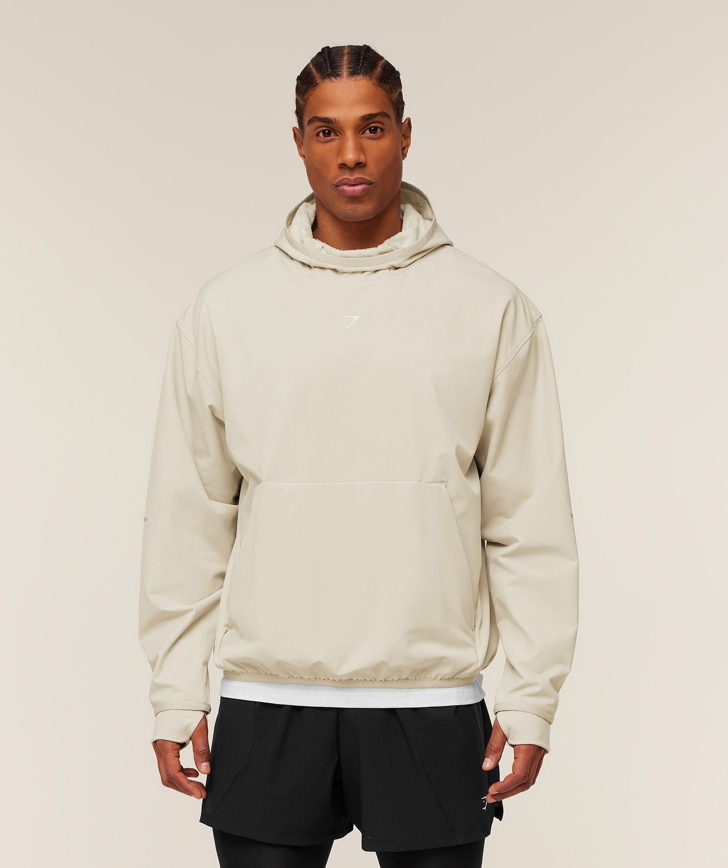 Gymshark Find Your Speed Hoodie - Pebble Grey