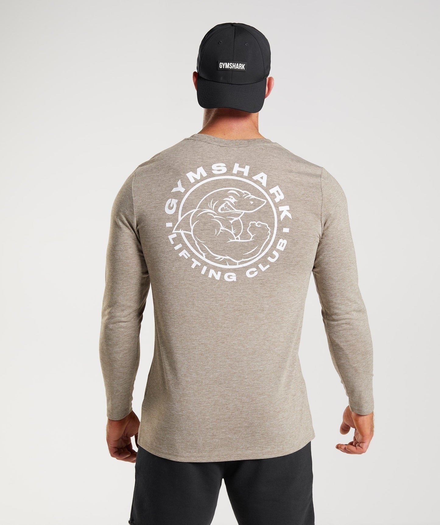 Gymshark Legacy Long Sleeve T-Shirt - Limestone Marl