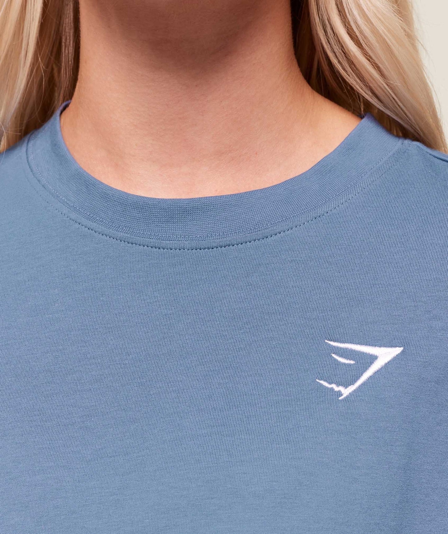 Gymshark Training Oversized T-Shirt - Worn Blue