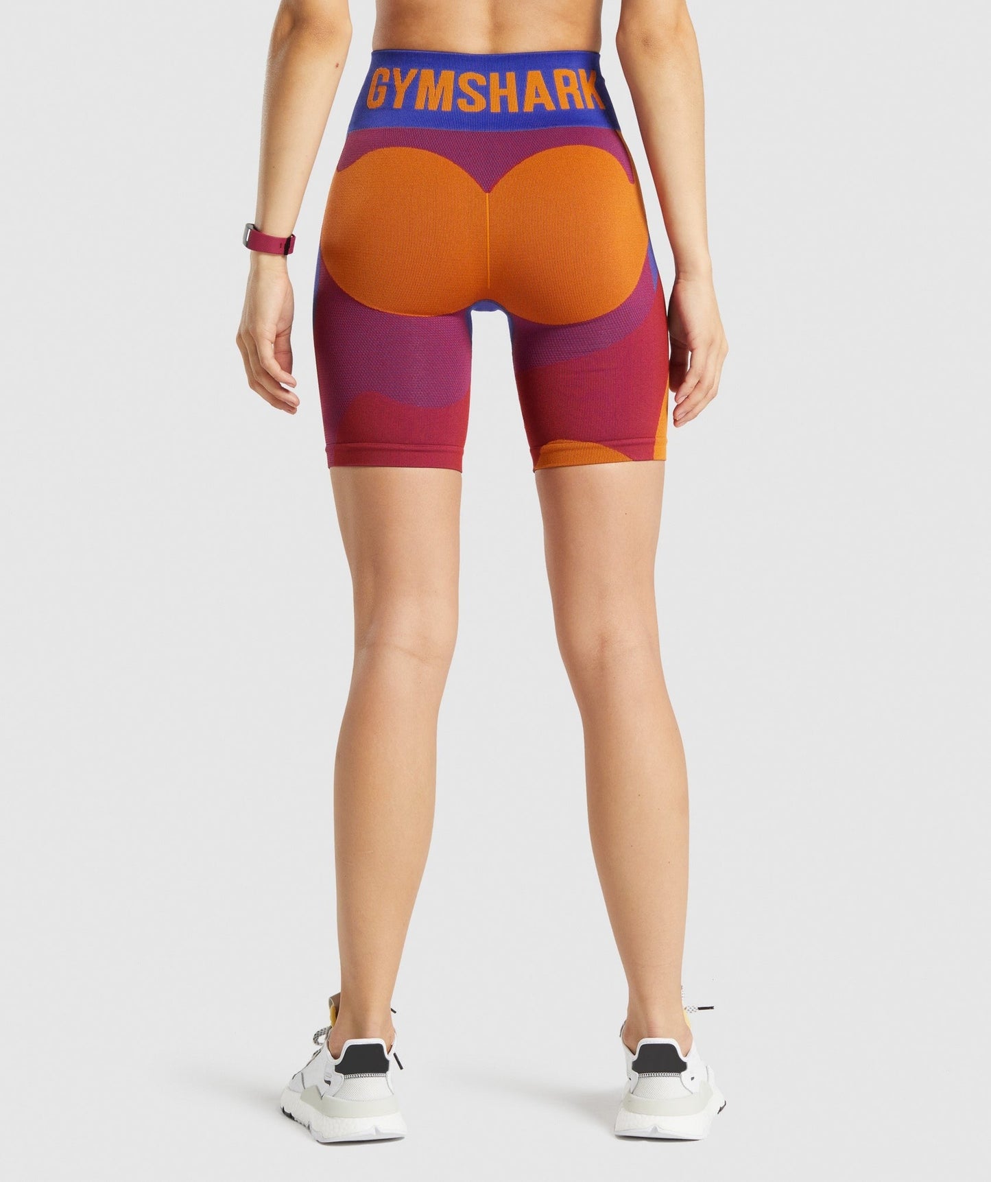 Gymshark WTFlex Seamless Cycling Shorts - Wavy | Pink