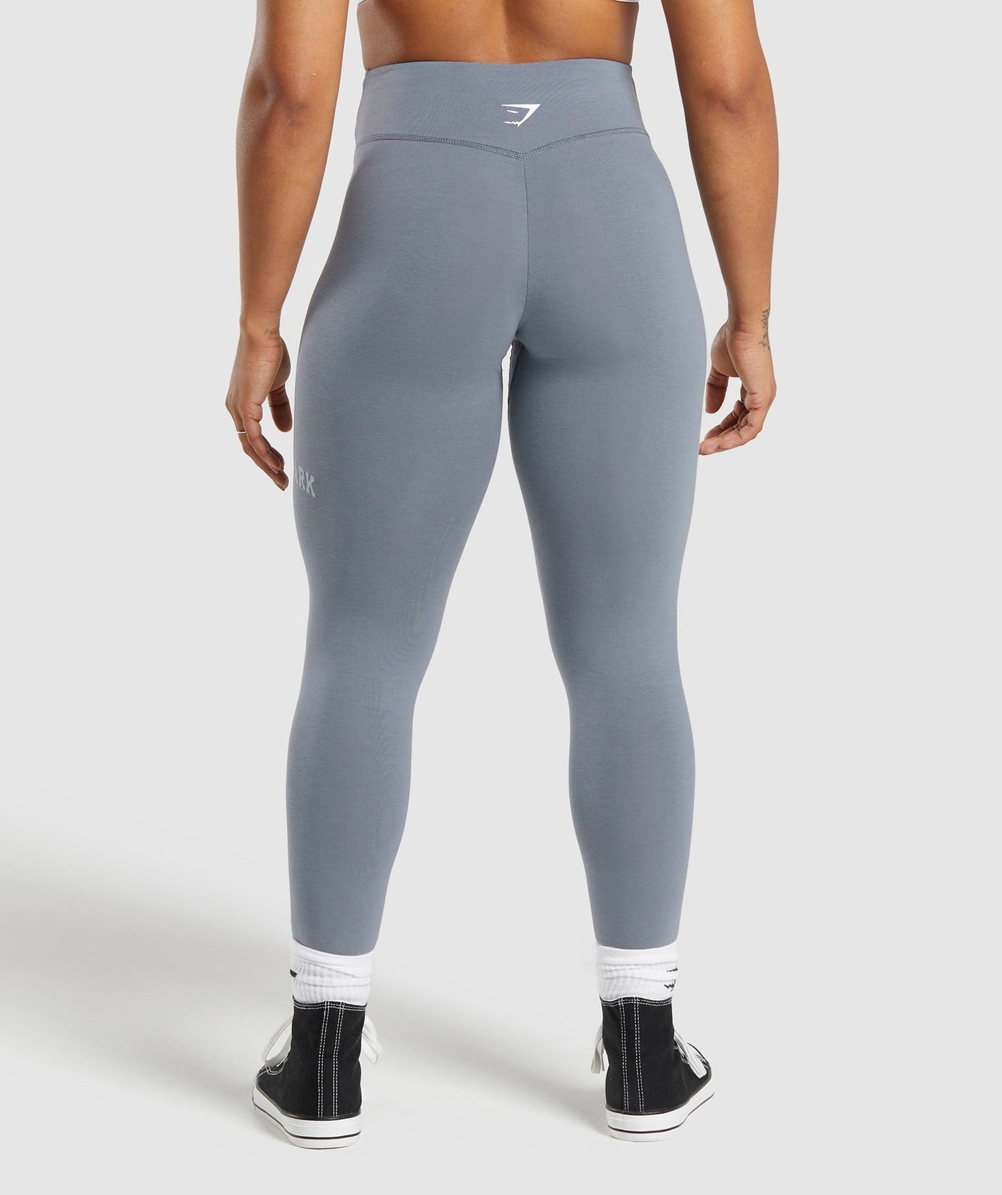 Gymshark Lifting Logo Leggings - Iron Blue