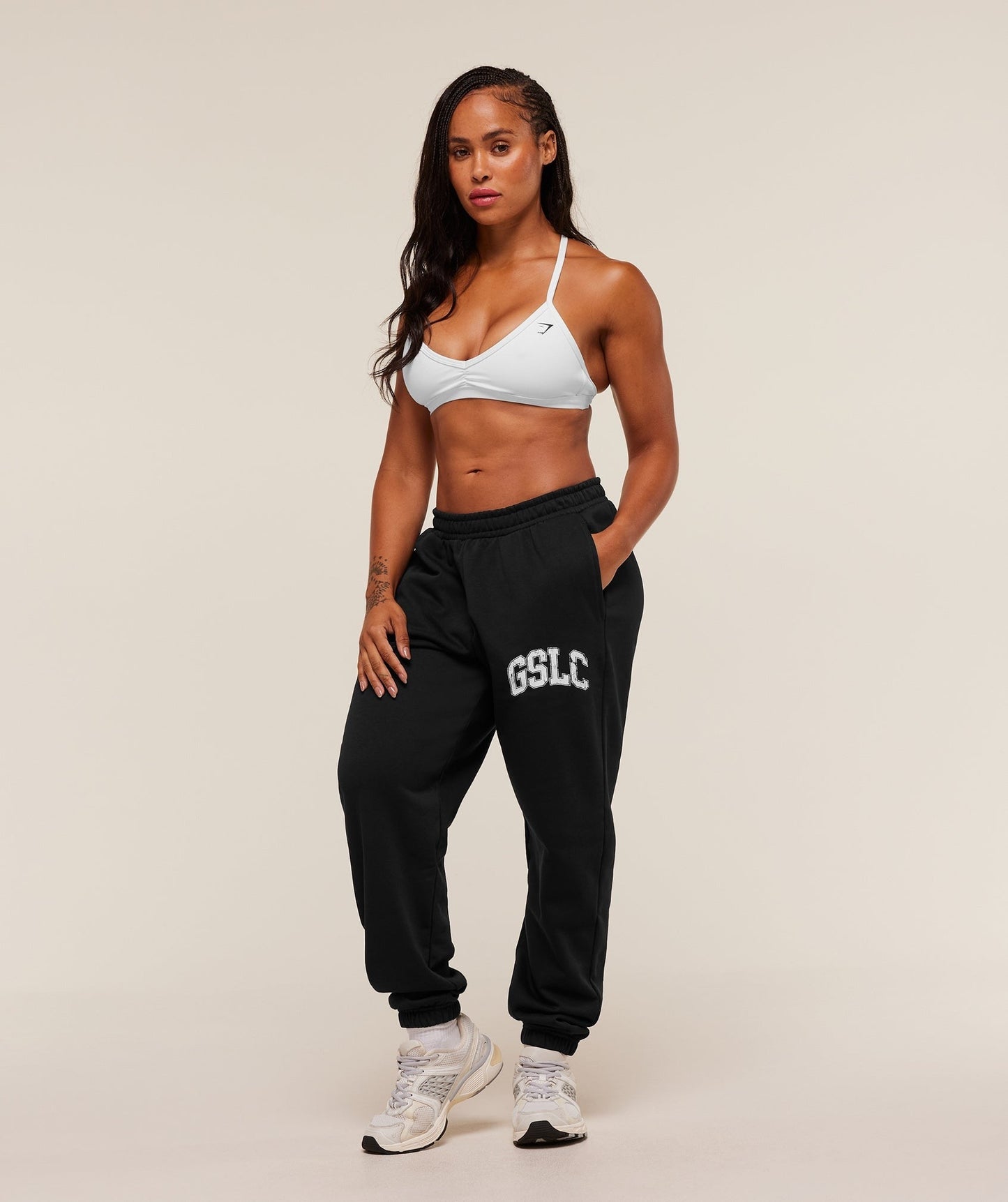 Gymshark GSLC Lifting Club Cuffed Joggers - Black