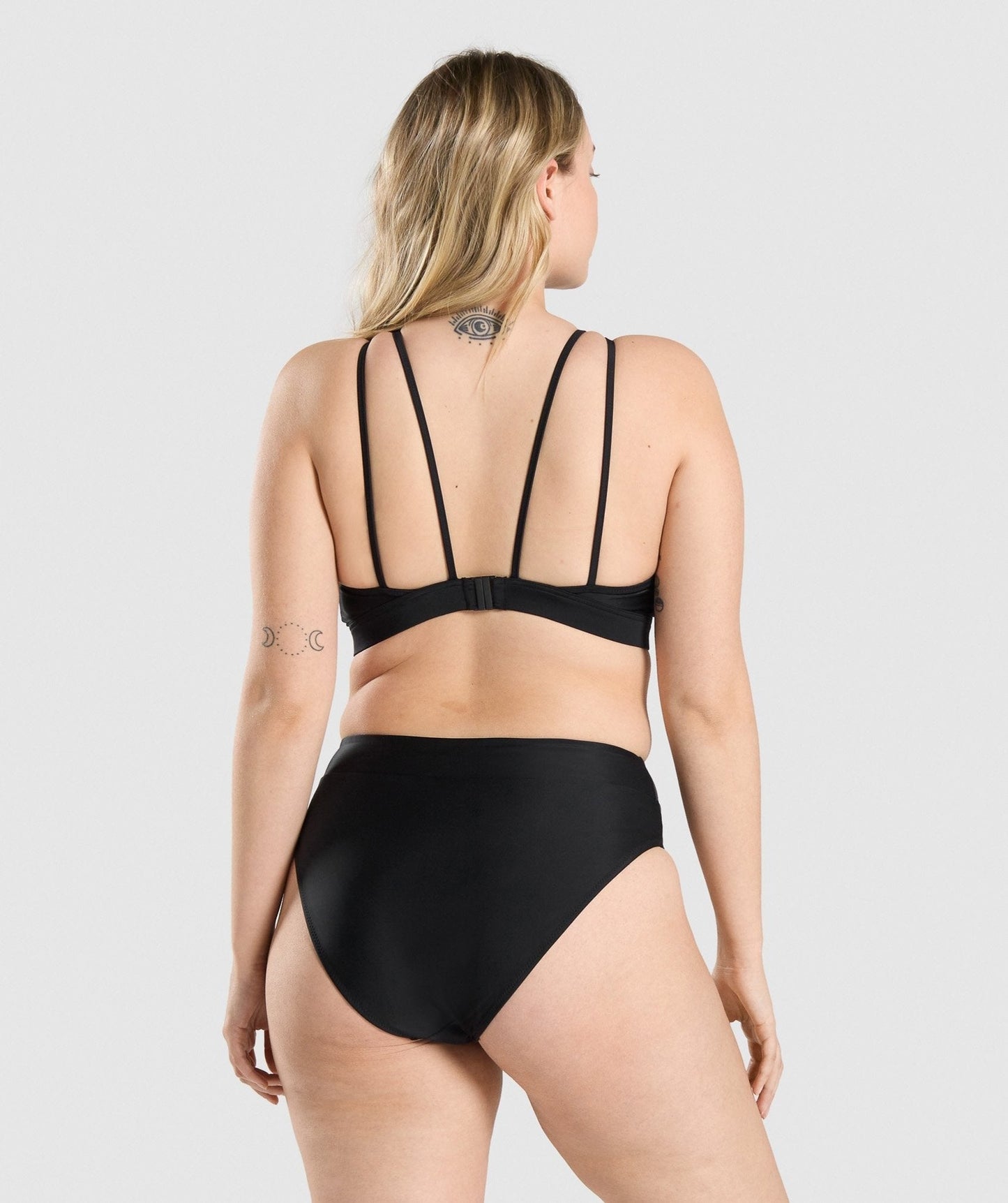 Gymshark High Rise Bikini Top - Black