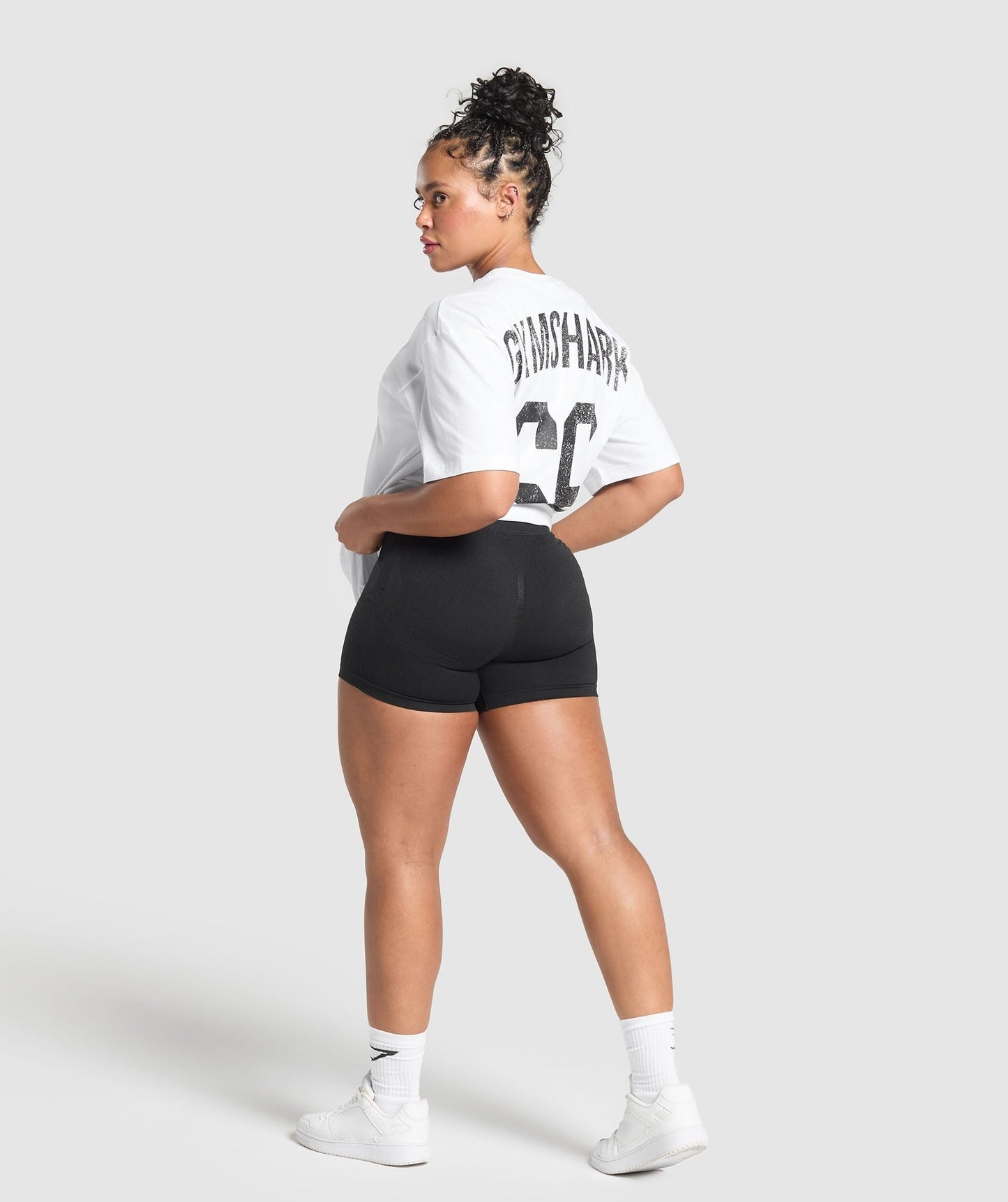 Gymshark GS66 Graphic Oversized T-Shirt - White