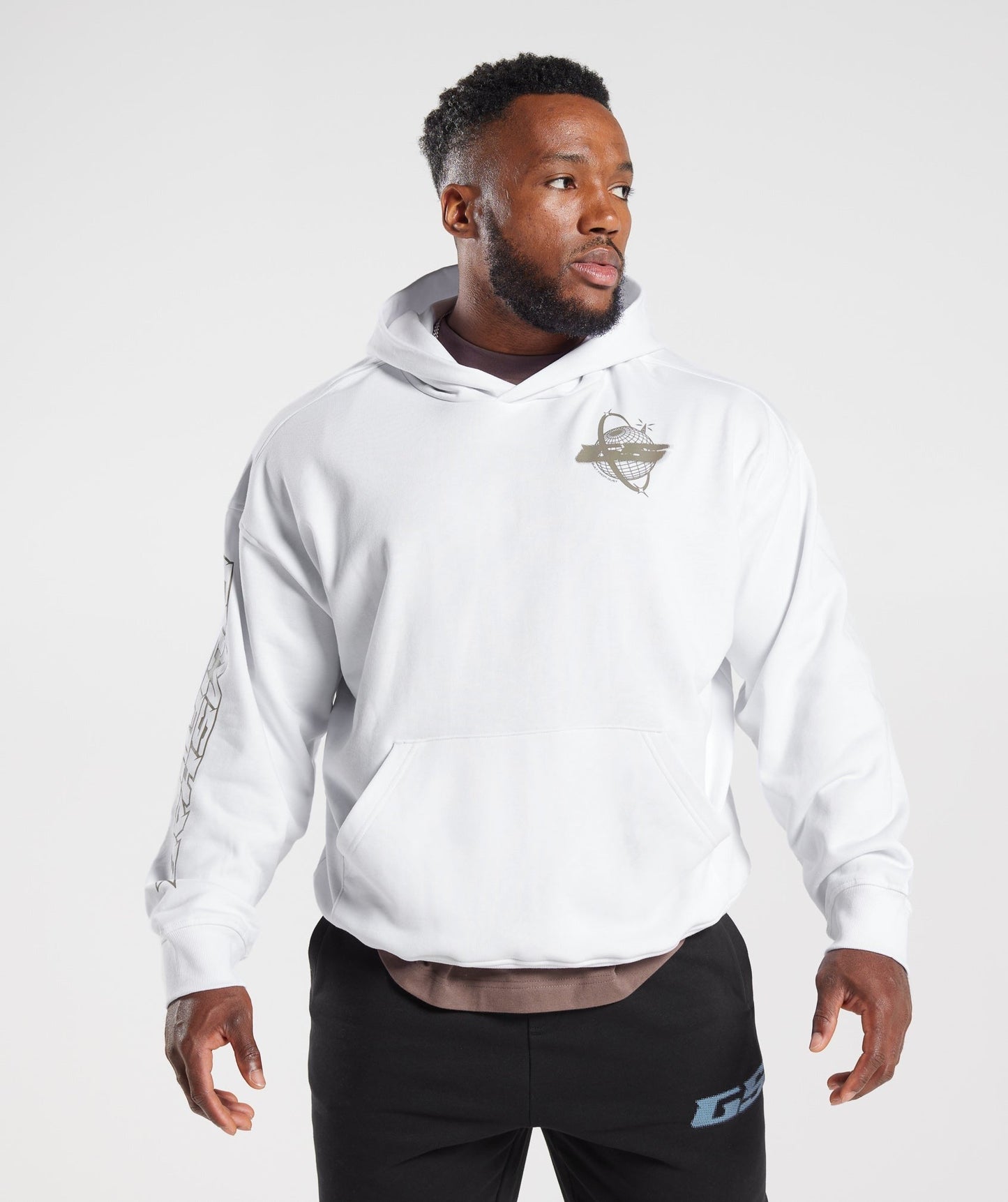 Gymshark Intergalactic Lifting Hoodie - White