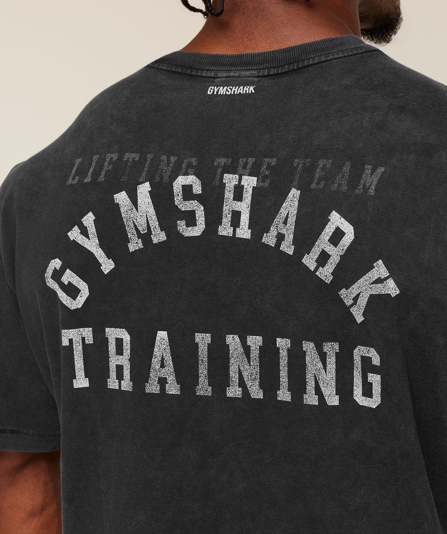 Gymshark Retro Collegiate T-Shirt - Black