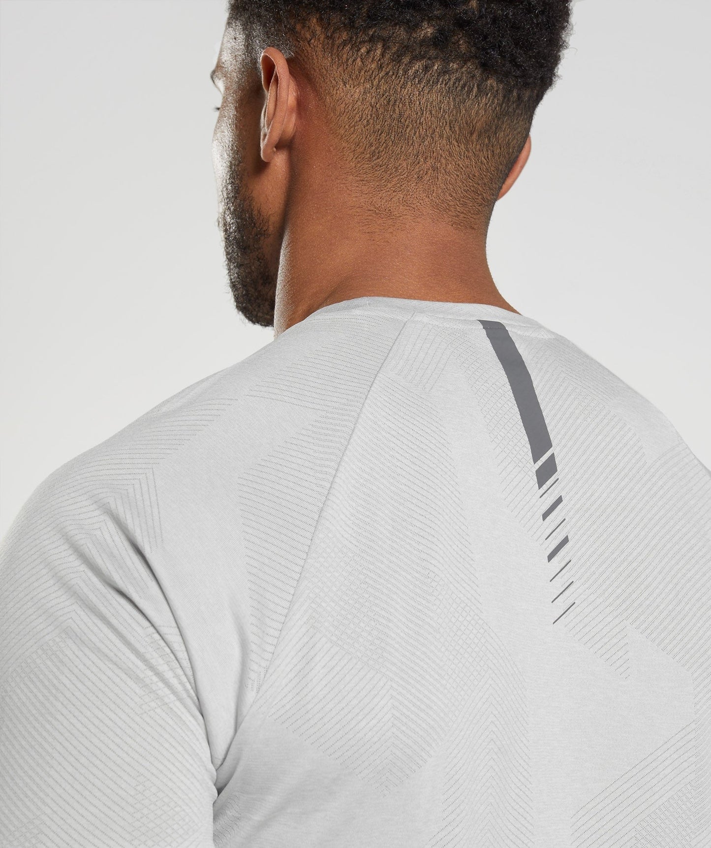 Gymshark Apex T-Shirt - Light Grey/Smokey Grey