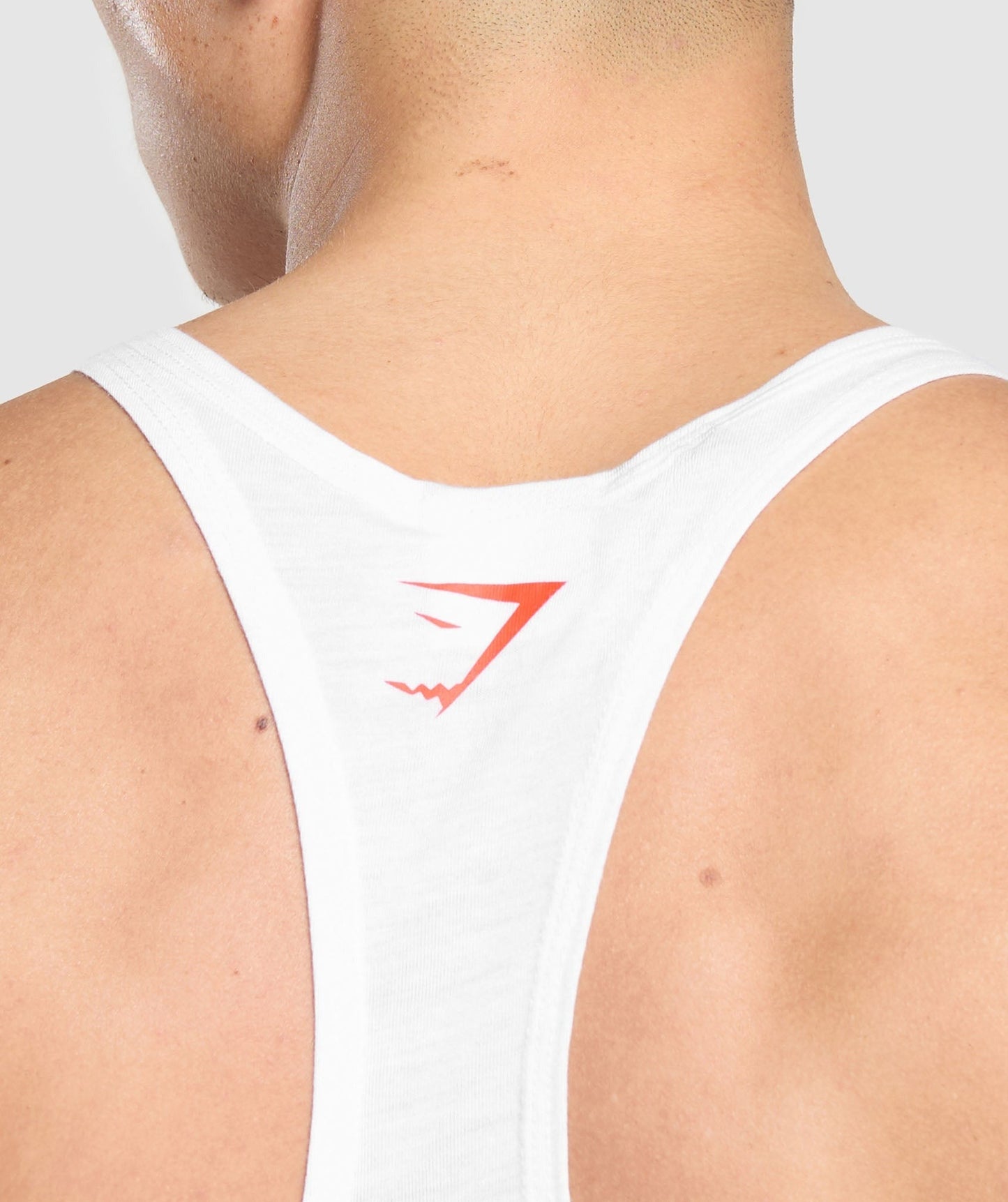 Gymshark Heavy Duty Lifter Stringer - White