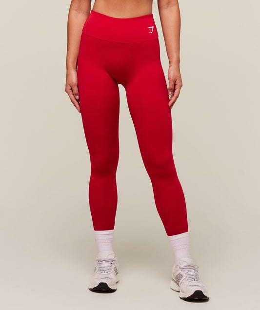 Gymshark Training Leggings - Carmine Red