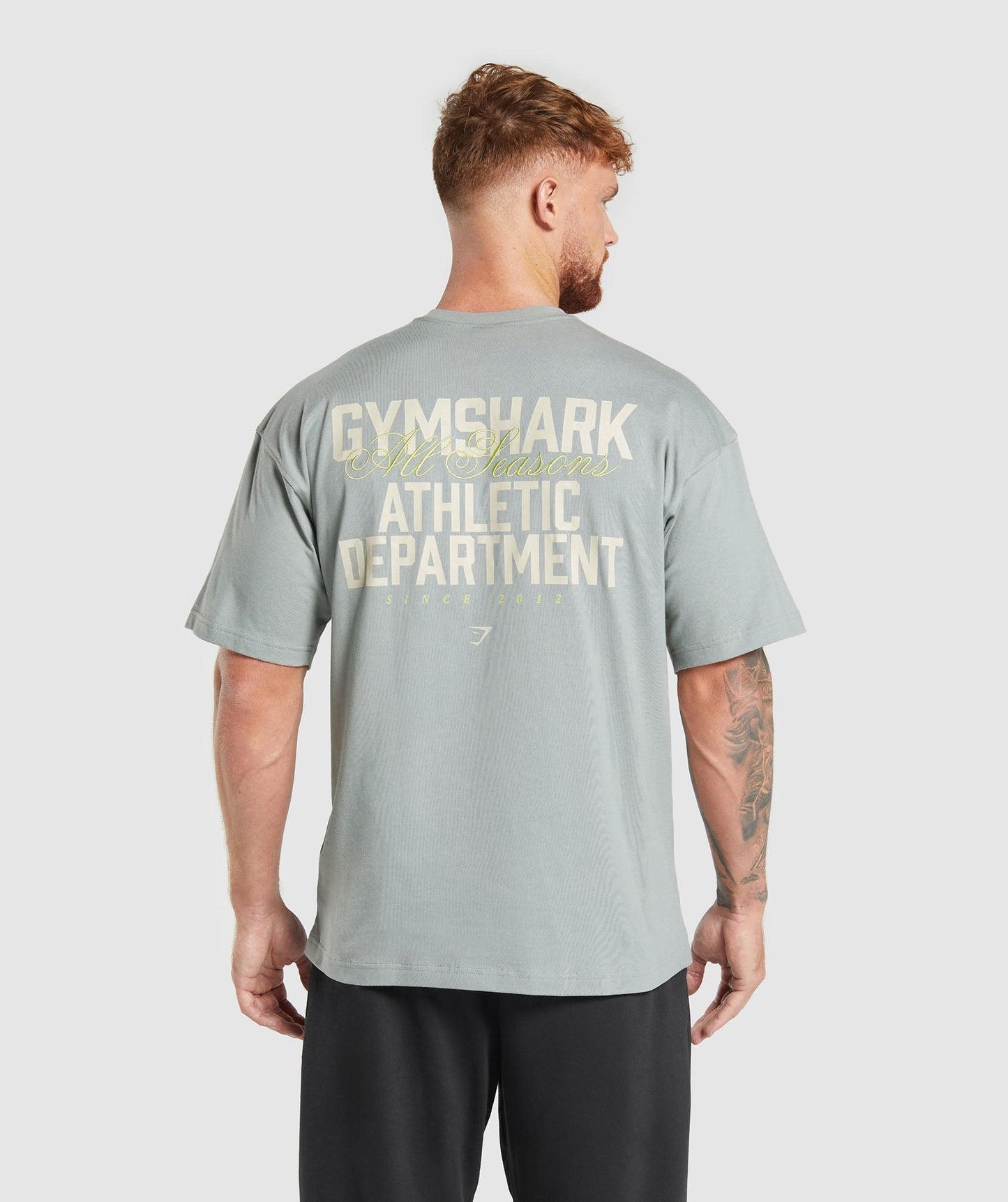 Gymshark Athletic Department T-Shirt - Smokey Grey
