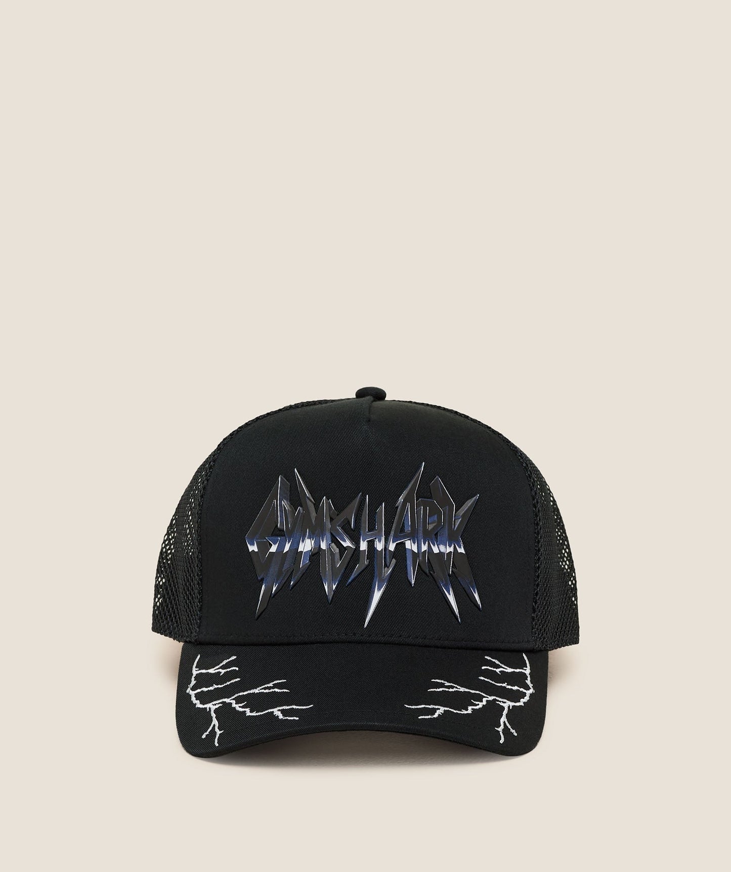 Gymshark Lightning Graphic Trucker Cap - GS Black