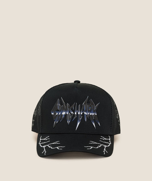 Gymshark Lightning Graphic Trucker Cap - GS Black