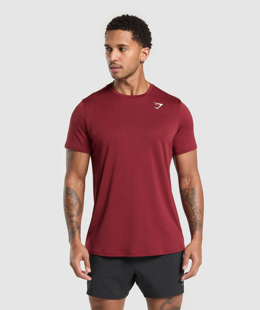 Gymshark Arrival T-Shirt - Sets Red