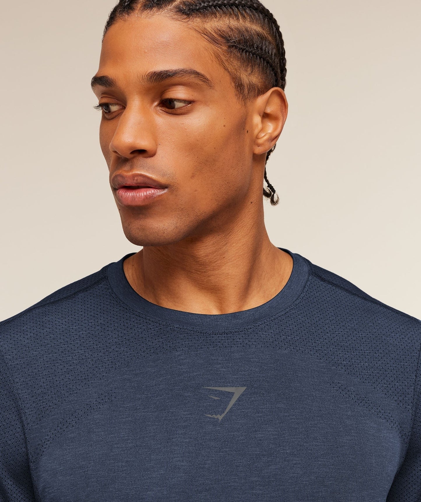Gymshark Lightweight Seamless T-Shirt - Heavy Blue/Marl