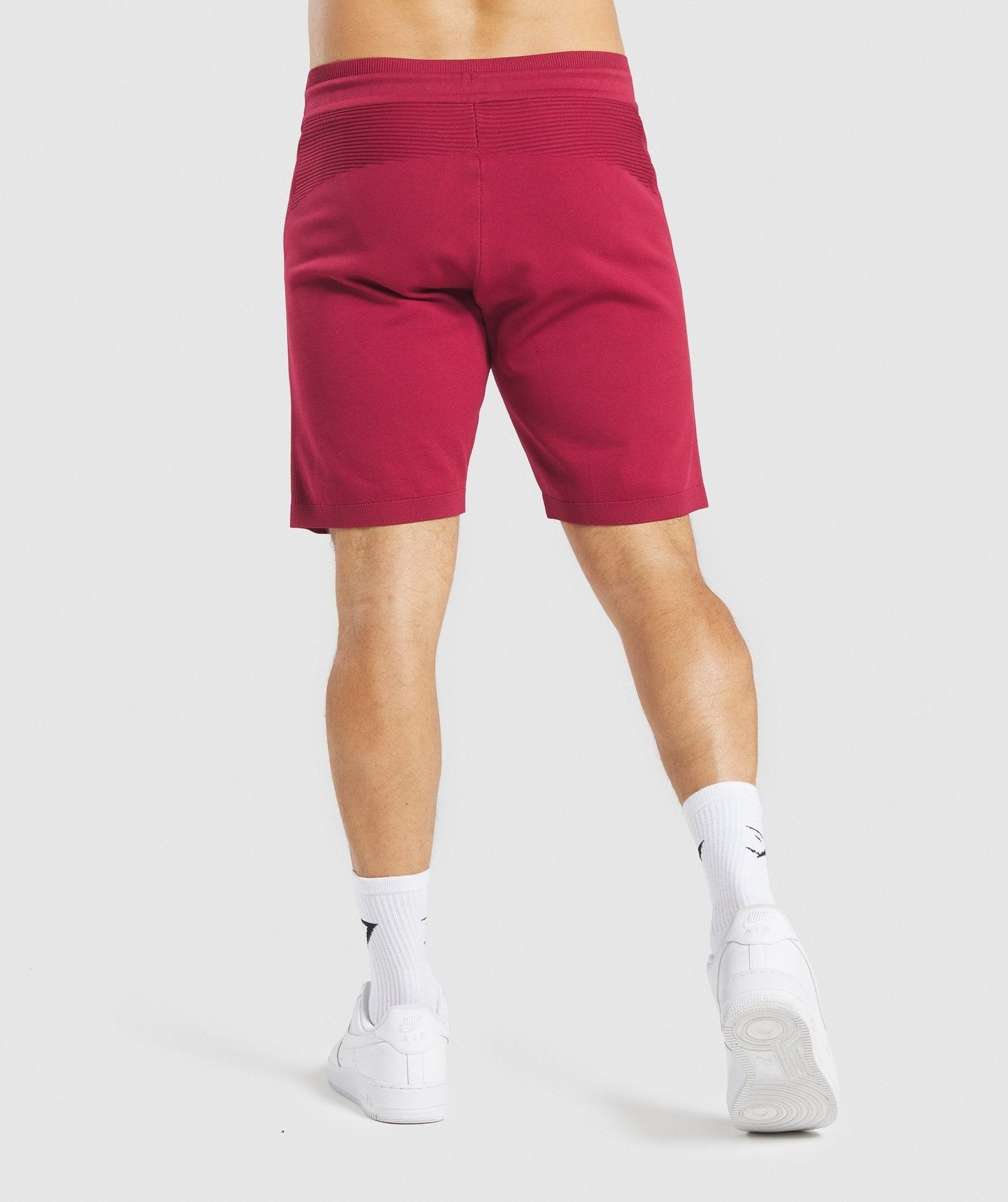 Gymshark True Knit Shorts - Burgundy