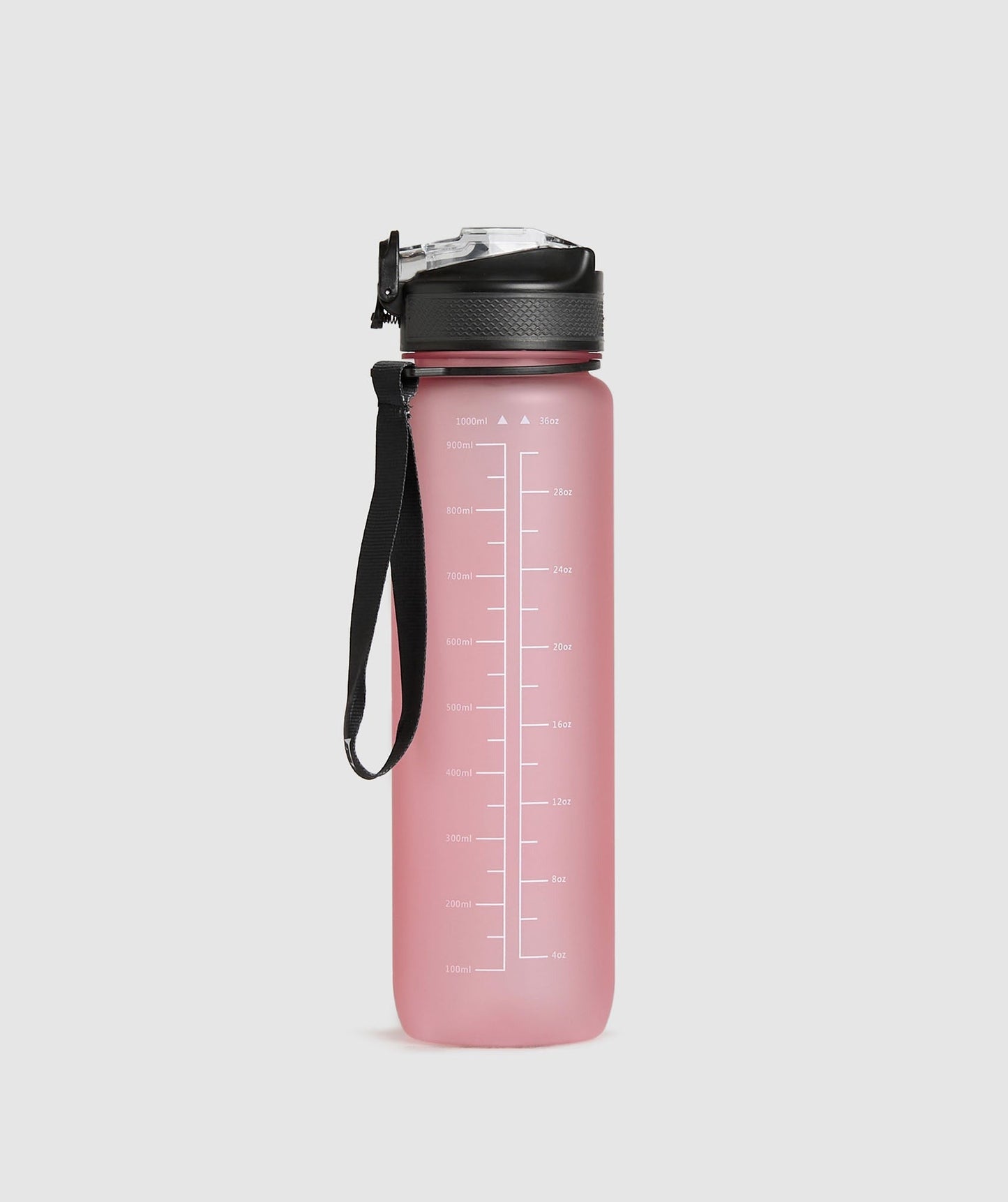 Gymshark Sports Bottle With Straw - Sunset Pink