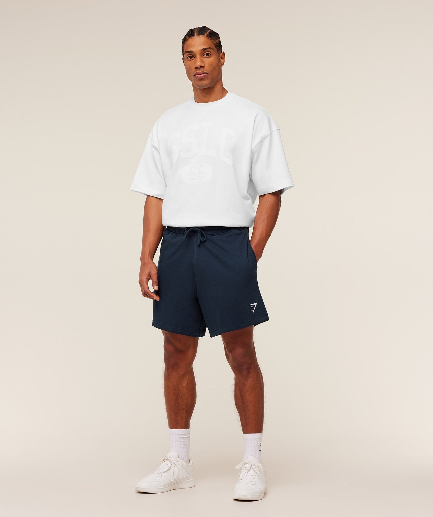 Gymshark Crest Shorts - GS Navy