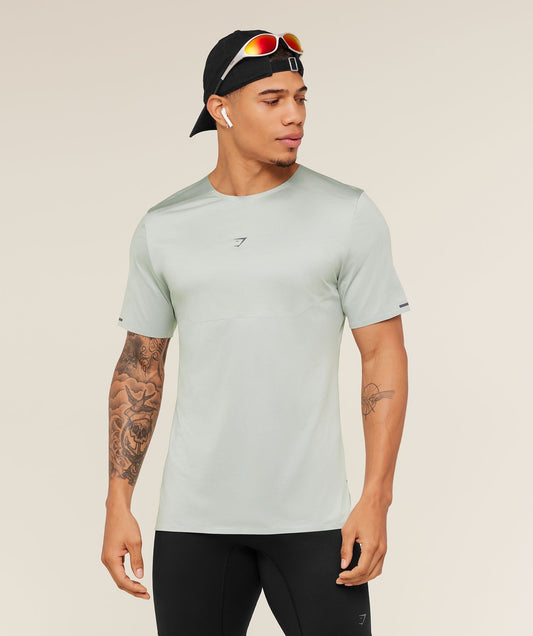Gymshark Running Elite T-Shirt - Morning Blue