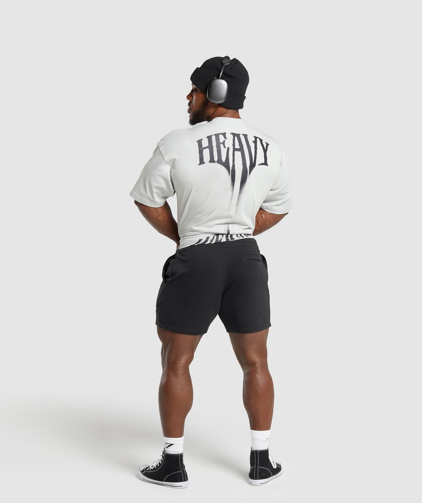 Gymshark Heavy Weight Graphic T-Shirt - Metal Grey