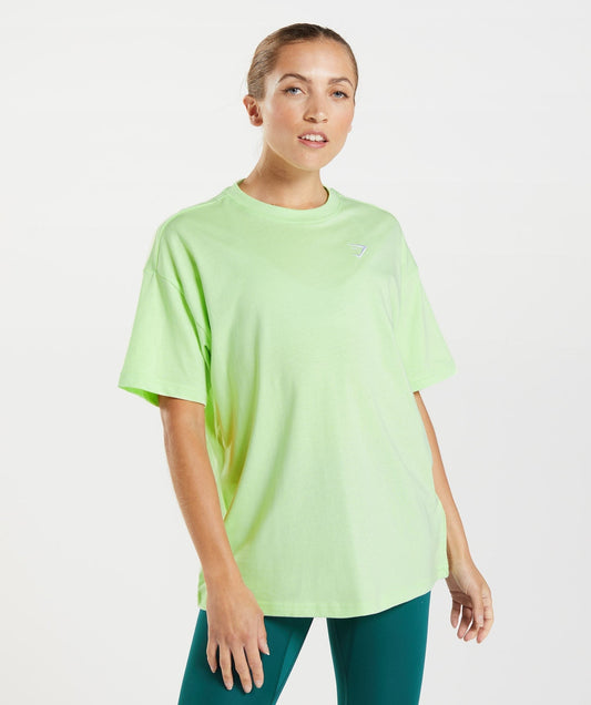 Gymshark Training Oversized T-Shirt - Kiwi Green