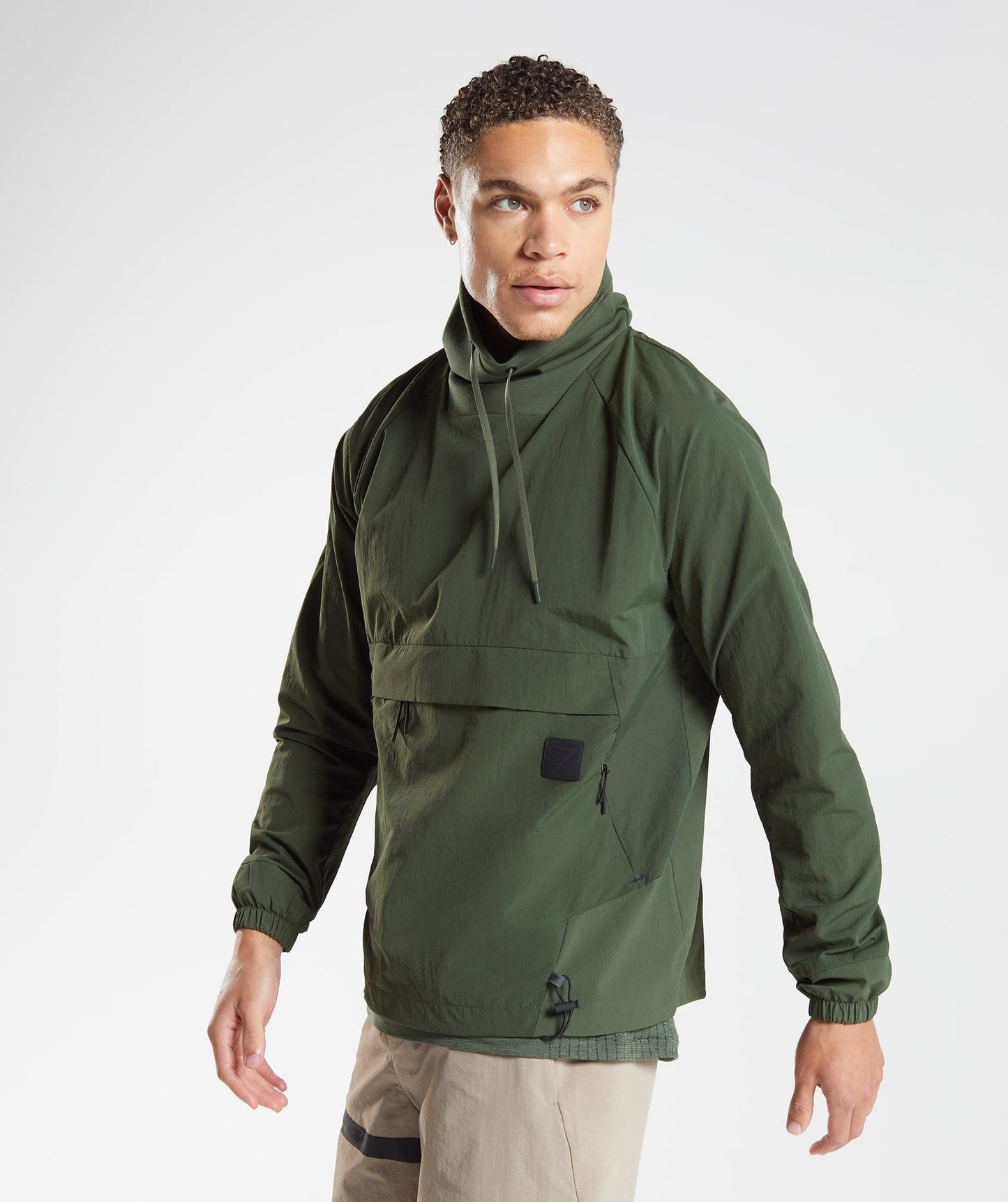 Gymshark Retake Anorak - Moss Olive