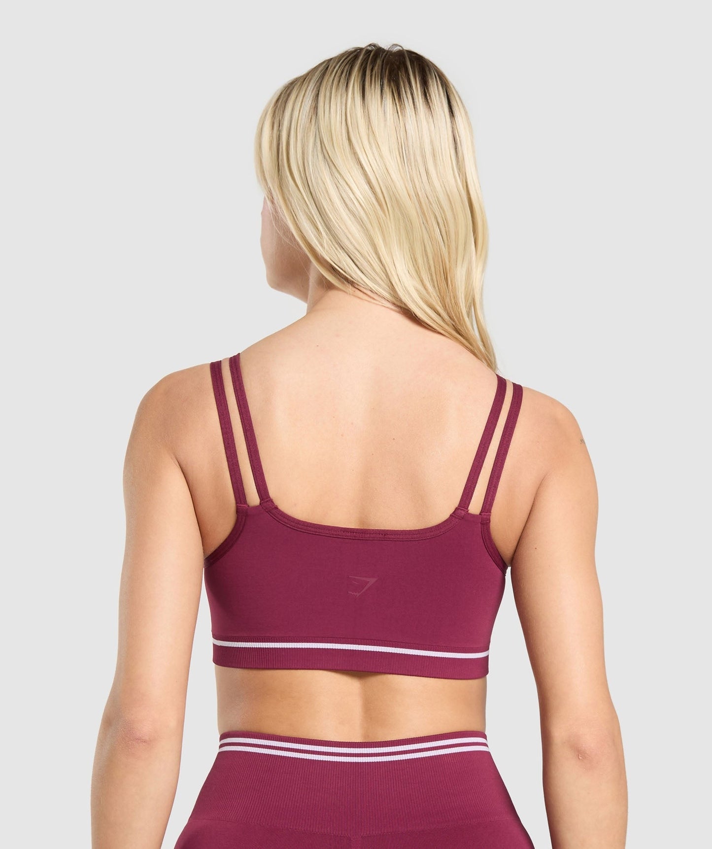 Gymshark Contrast Seamless Sports Bra - Strong Pink