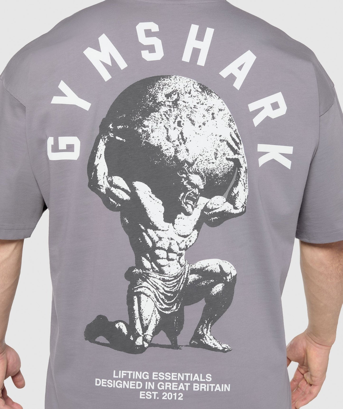 Gymshark Atlas T-Shirt - Medium Grey
