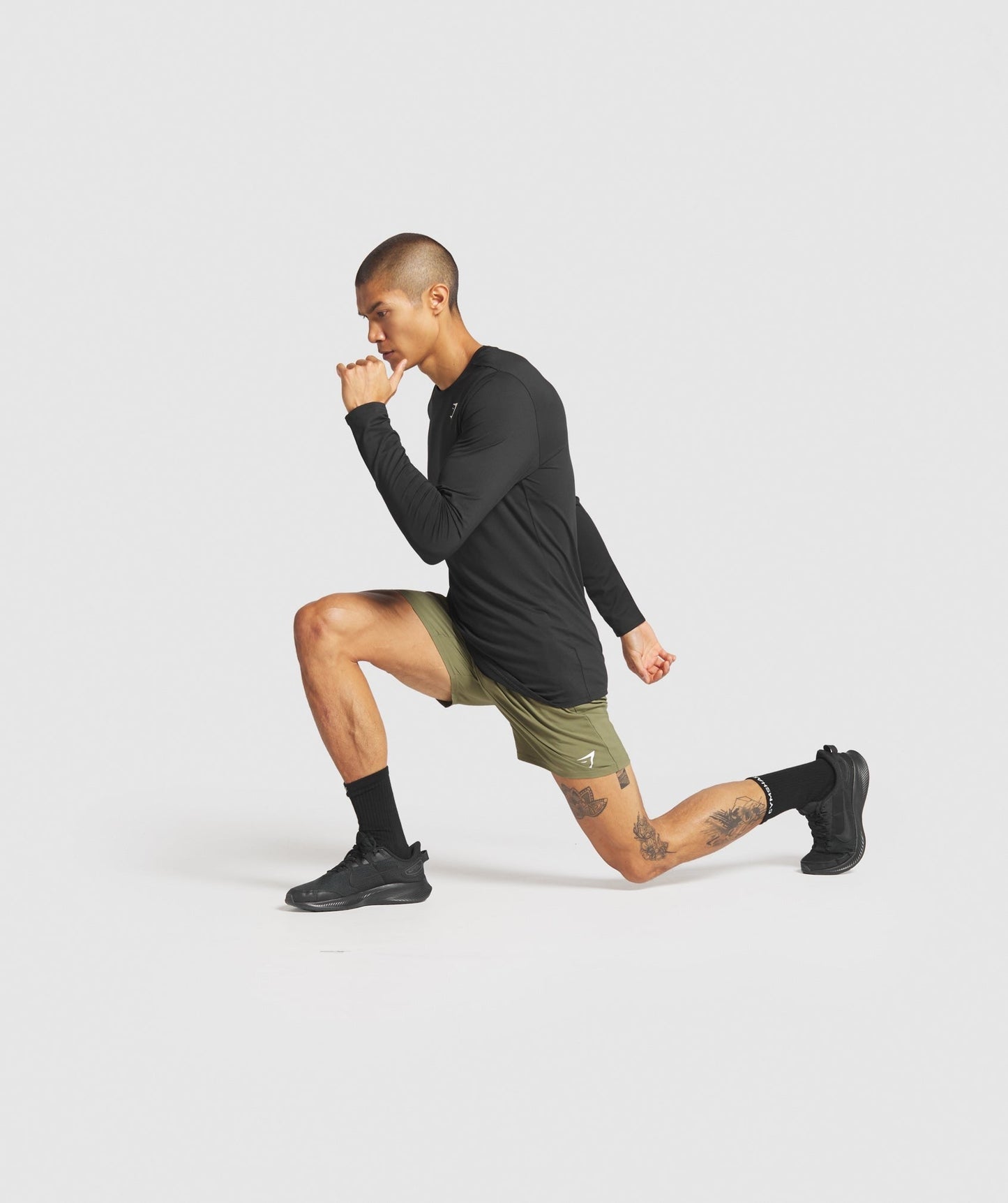Gymshark Arrival Long Sleeve T-Shirt - Black