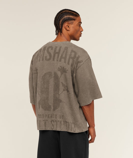 Gymshark x Saalt Studios Tee - Camo Brown