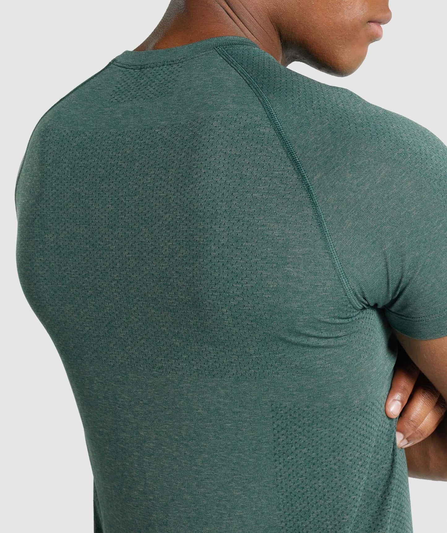 Gymshark Vital Light T-Shirt - Dark Green Marl