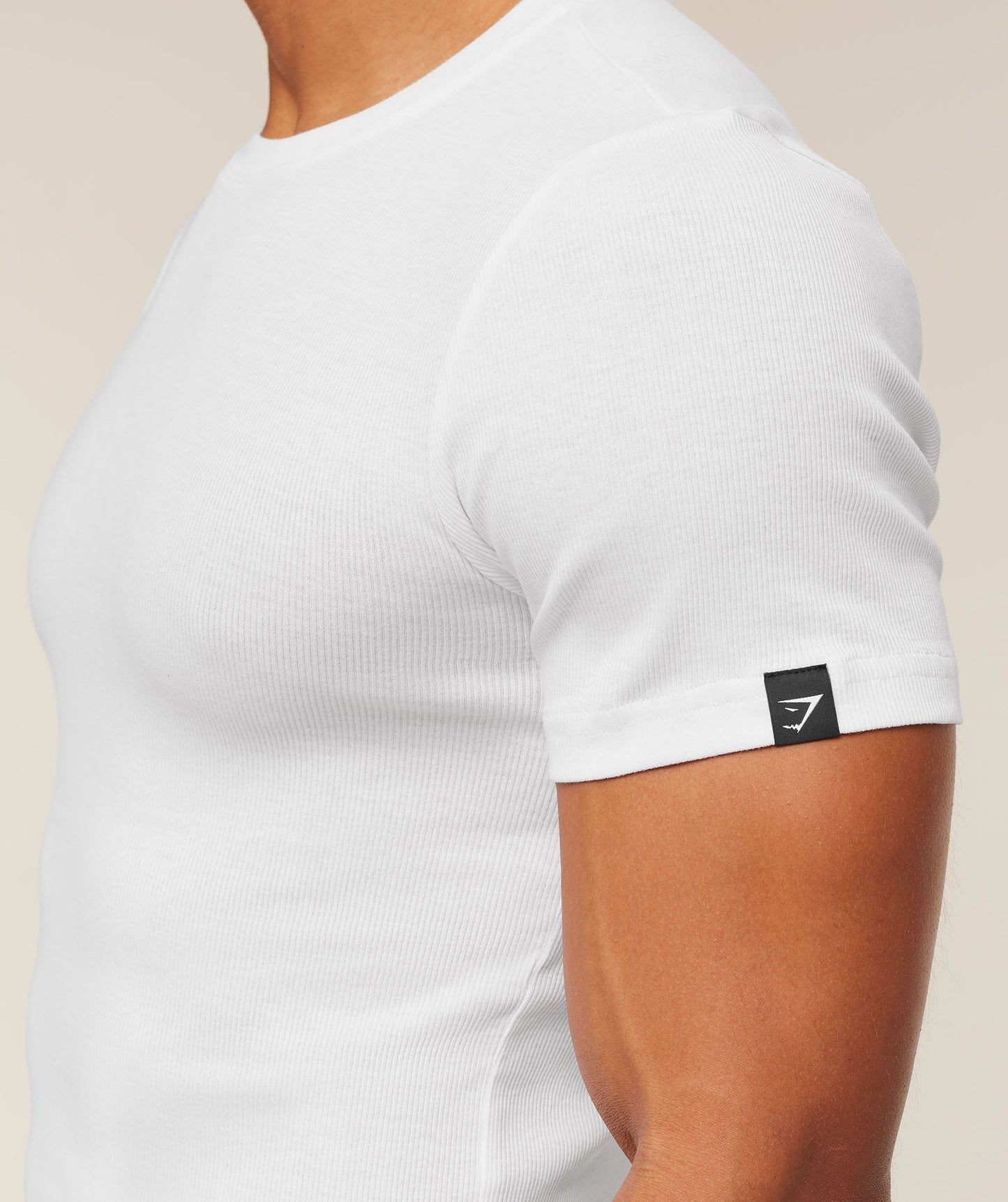 Gymshark Ribbed T-Shirt - White