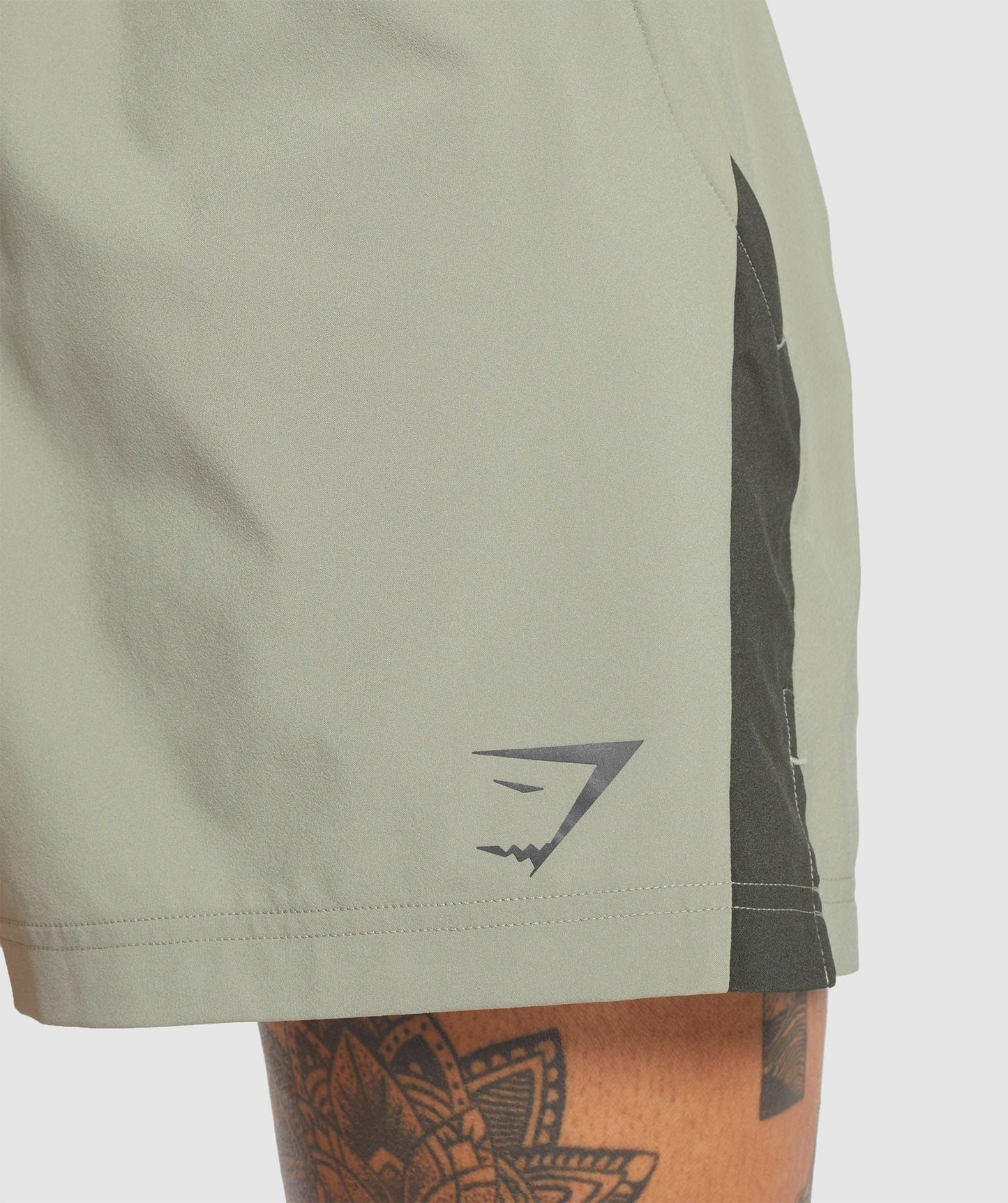 Gymshark Sport 5" Shorts - Chalk Green/Strength Green