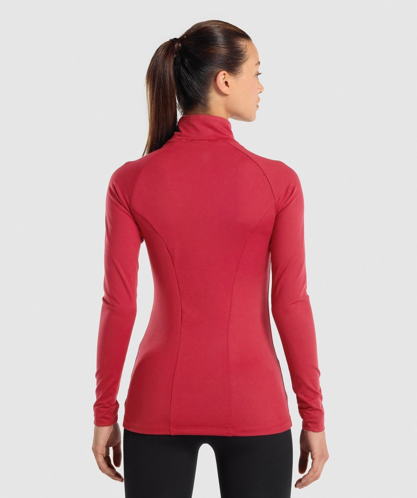 Gymshark Training Zip Up - Burgundy