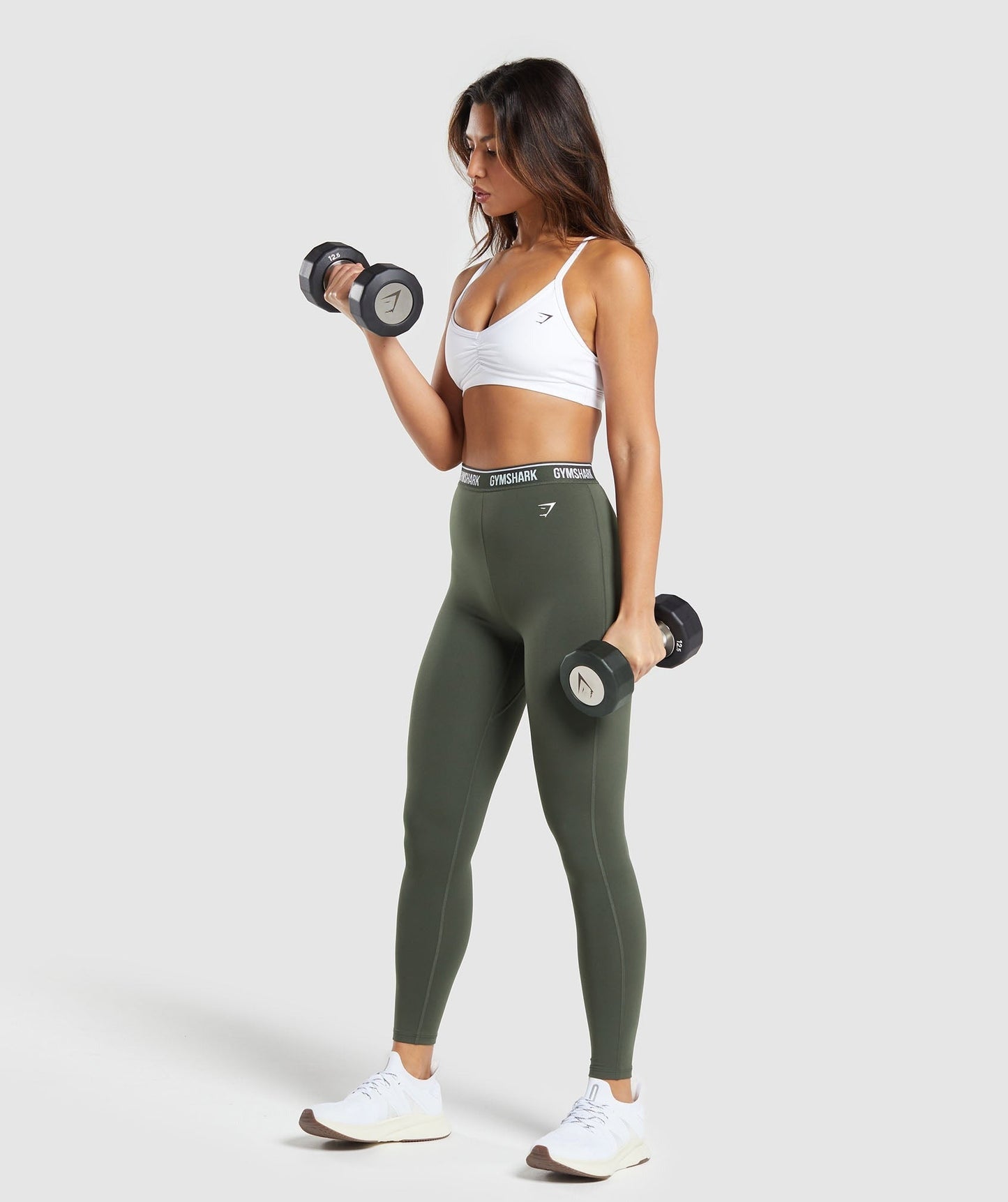 Gymshark Everyday Gymshark Waistband Leggings - Strength Green