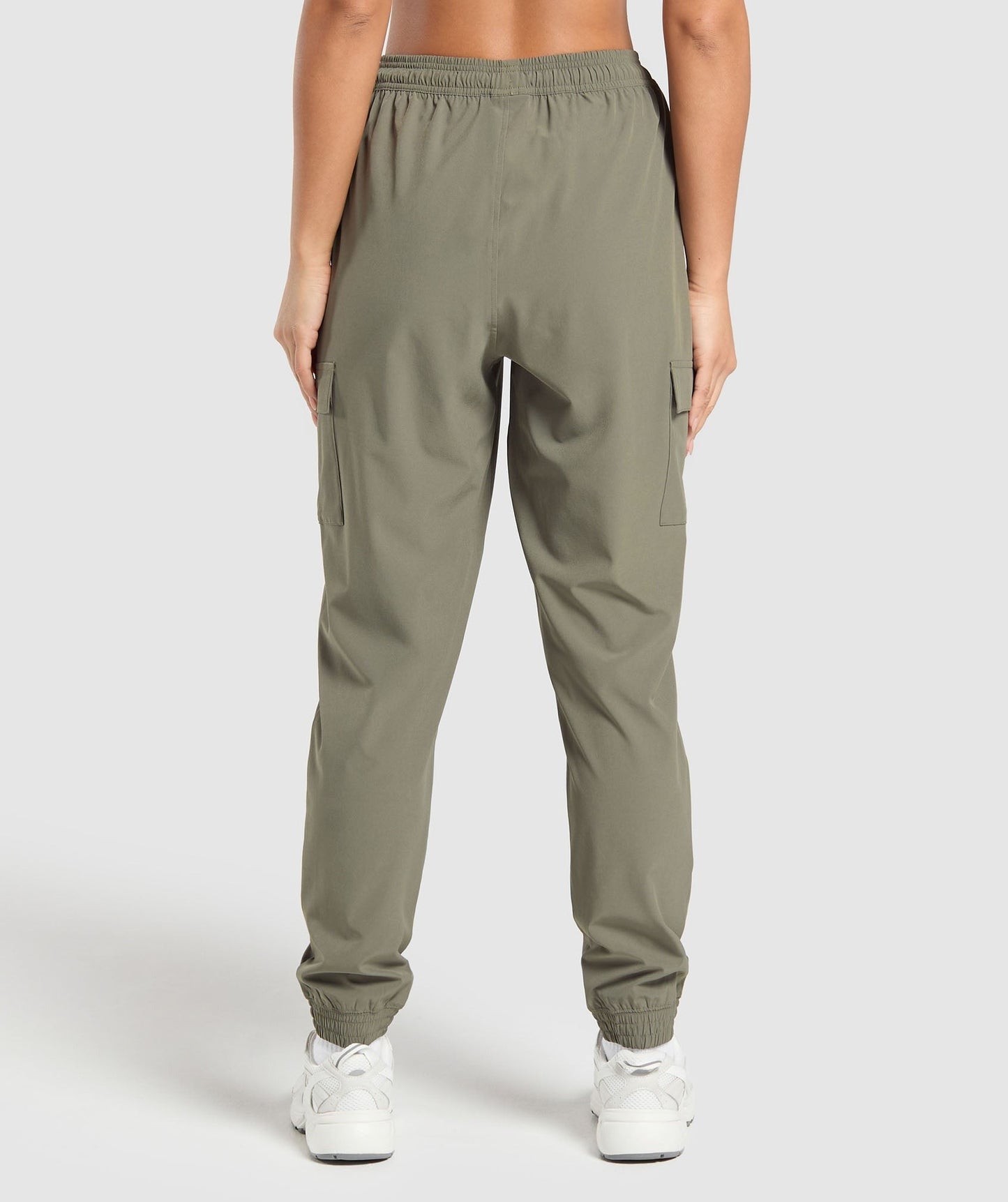 Gymshark Woven Cargo Pants - Base Green
