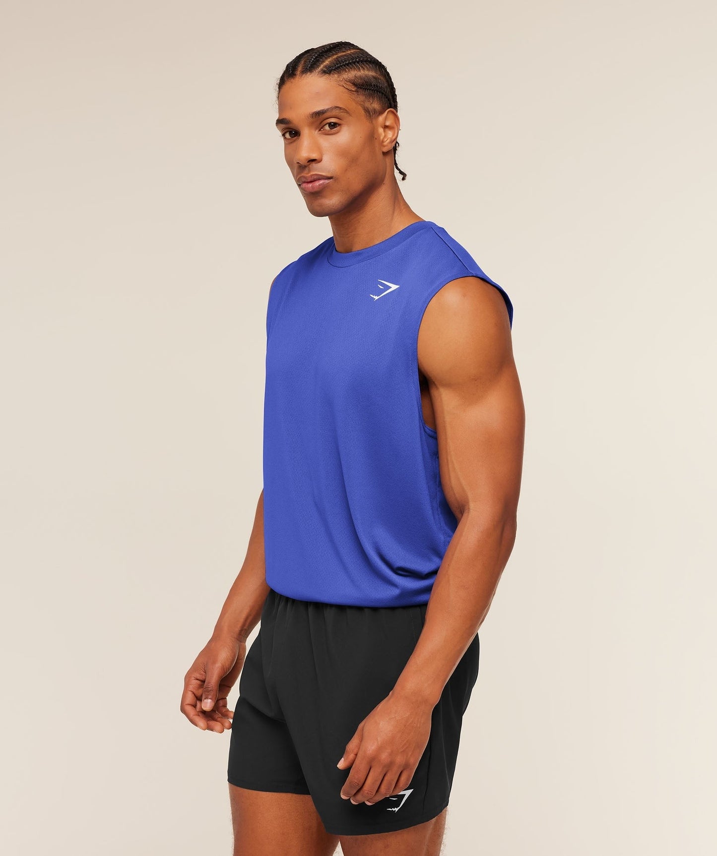 Gymshark Arrival Oversized Tank - Force Blue