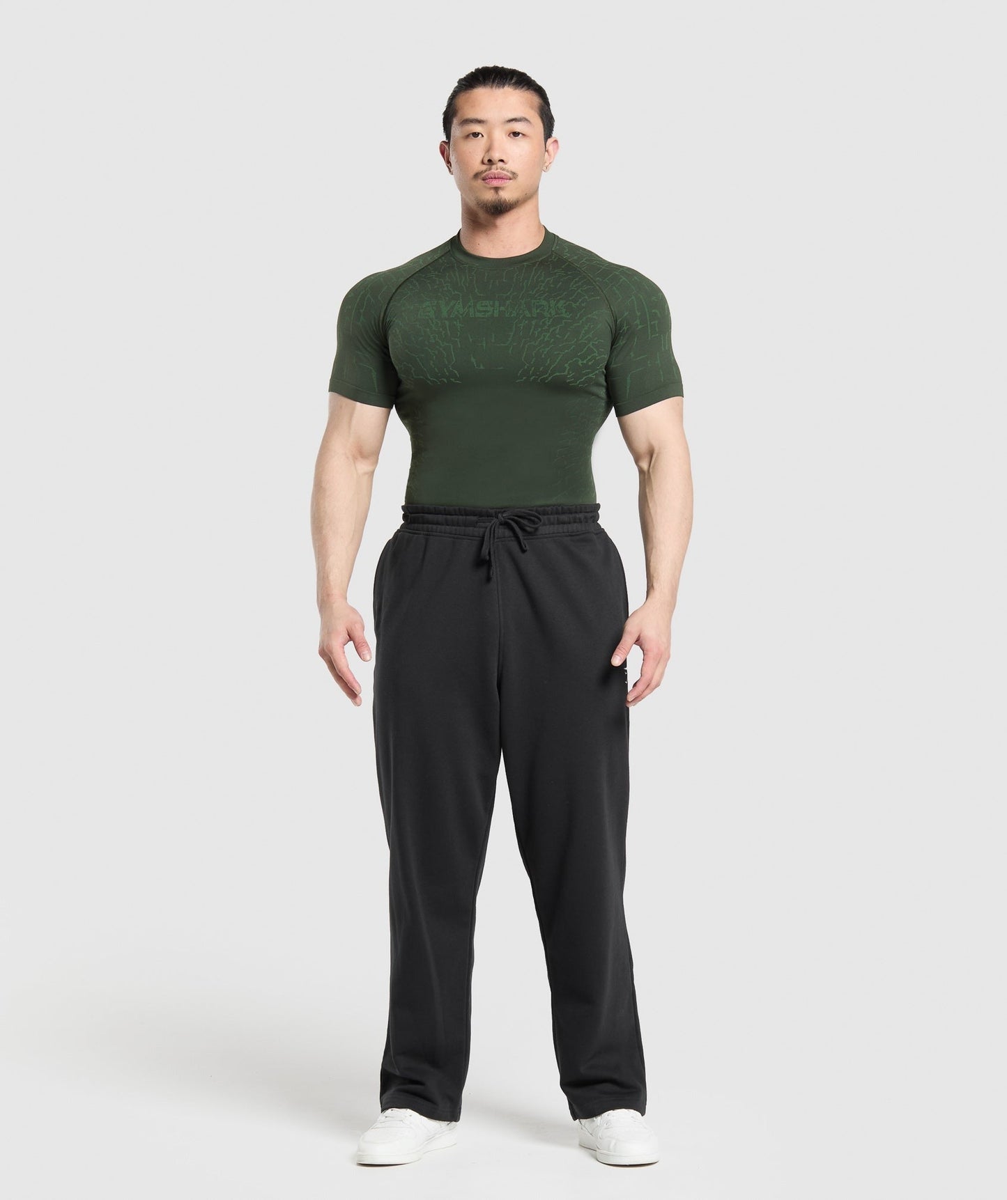Gymshark Tectonic Seamless T Shirt - Trail Green/Classic Green