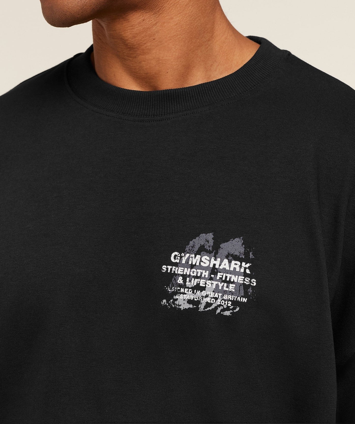 Gymshark Strength Fitness & Lifestyle Long Sleeve T-Shirt - Black