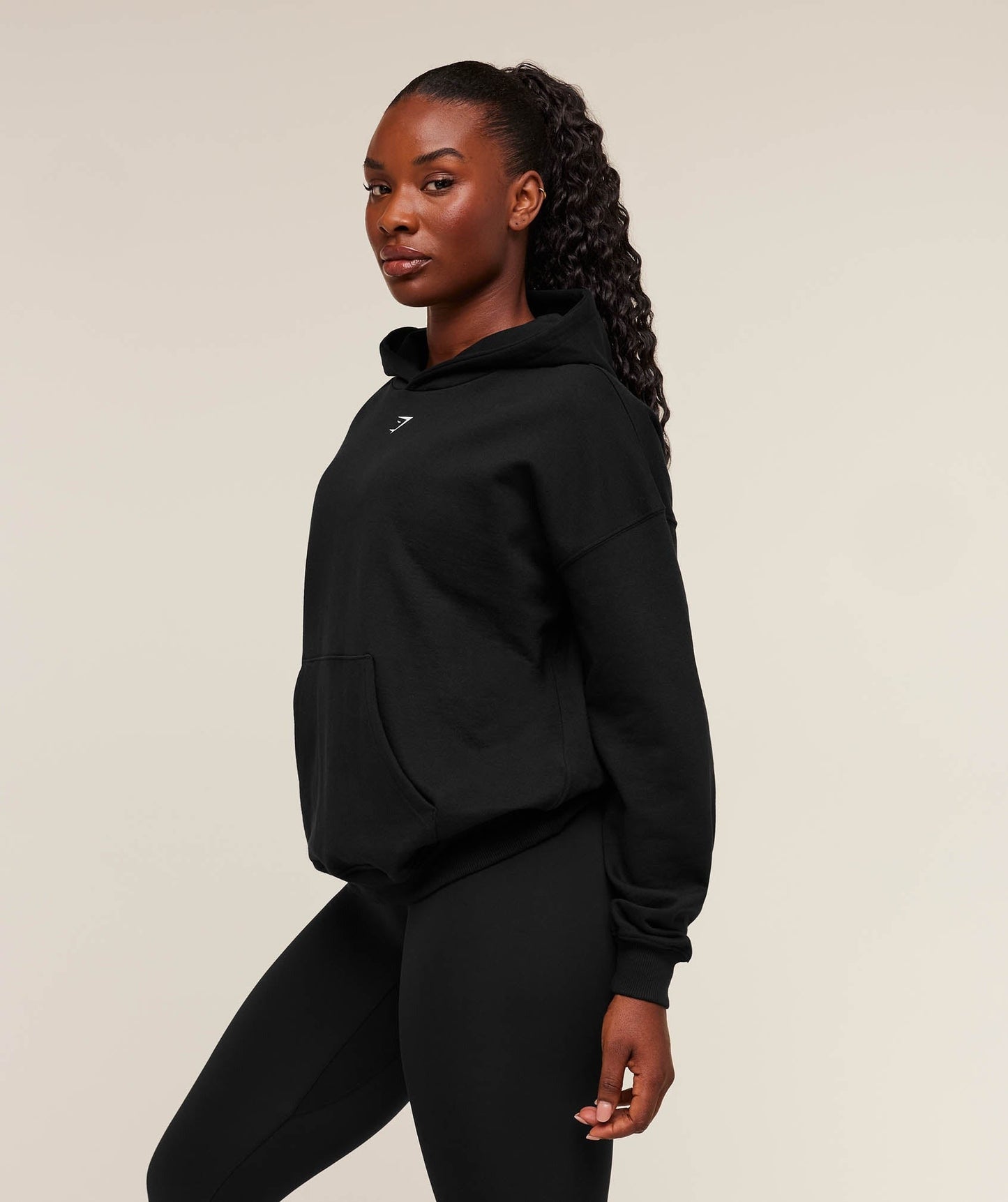 Gymshark Panther Graphic Hoodie - GS Black