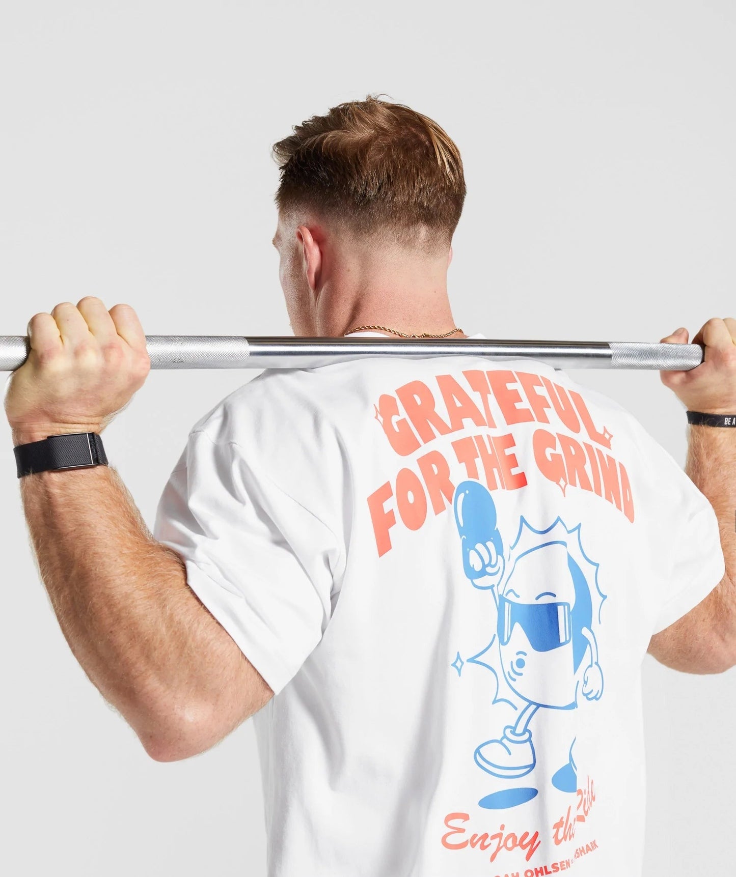 Gymshark Noah Ohlsen Oversized Sun T-Shirt - White