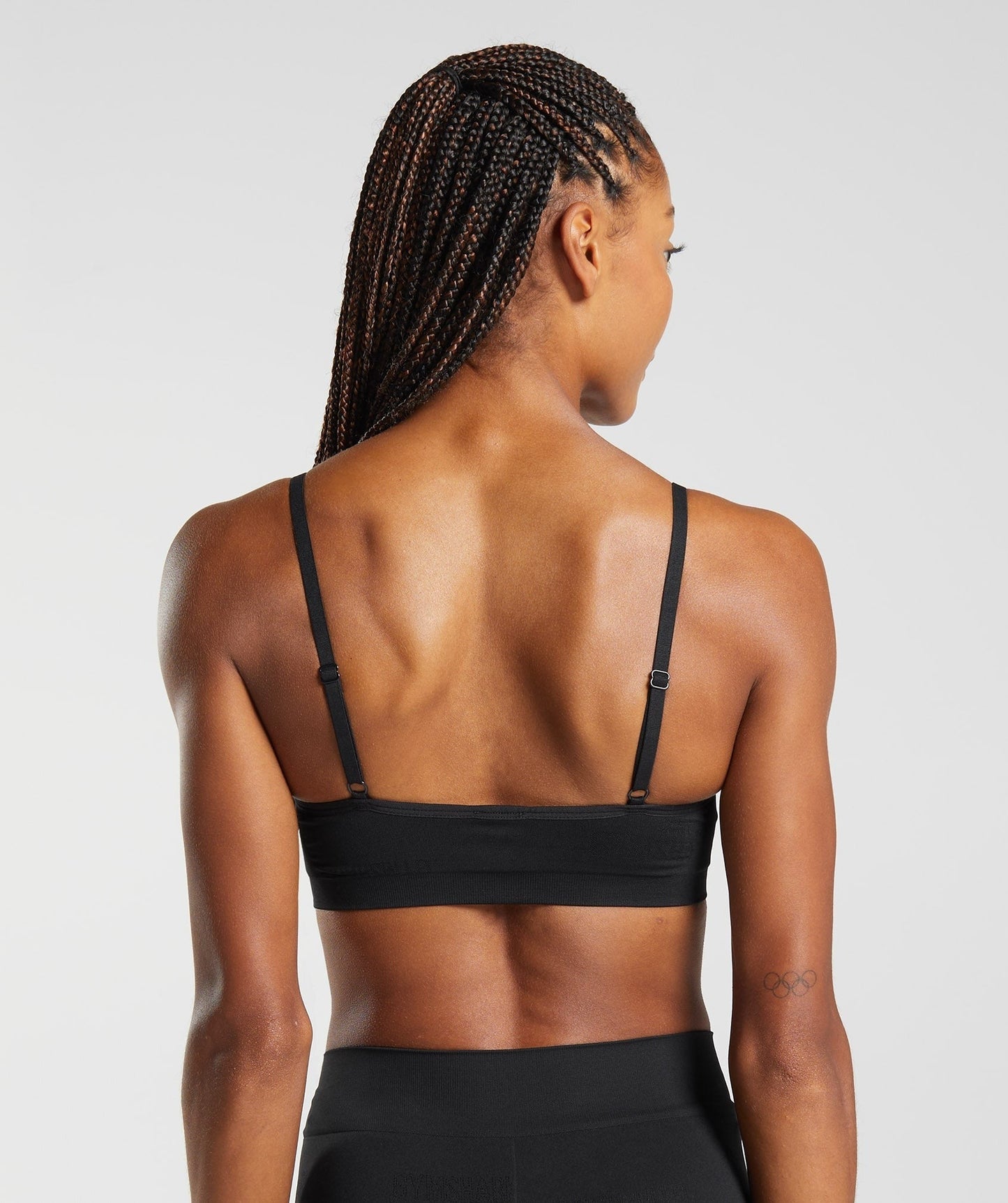 Gymshark Seamless Jacquard Bralette - Black