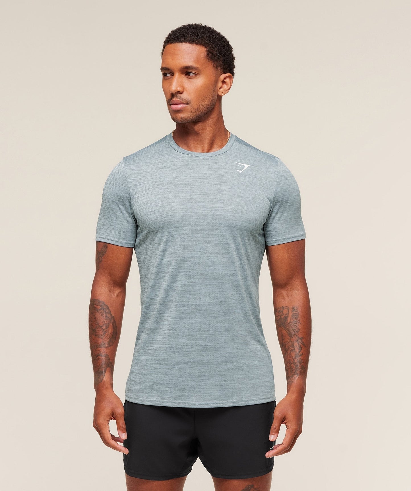 Gymshark Arrival T-Shirt - Smoke Blue/Denim Grey