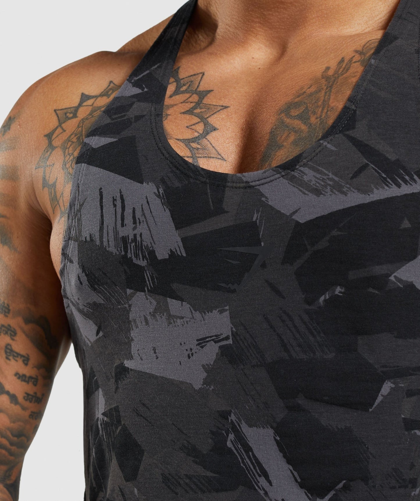 Gymshark Bold Stringer - Grey Print