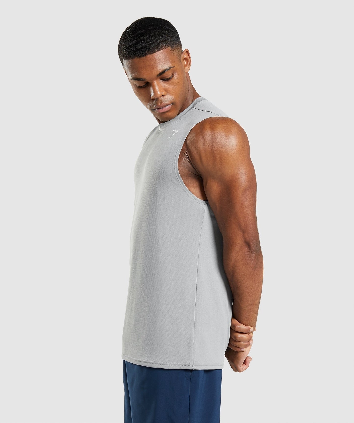 Gymshark Arrival Sleeveless Tee - Smokey Grey
