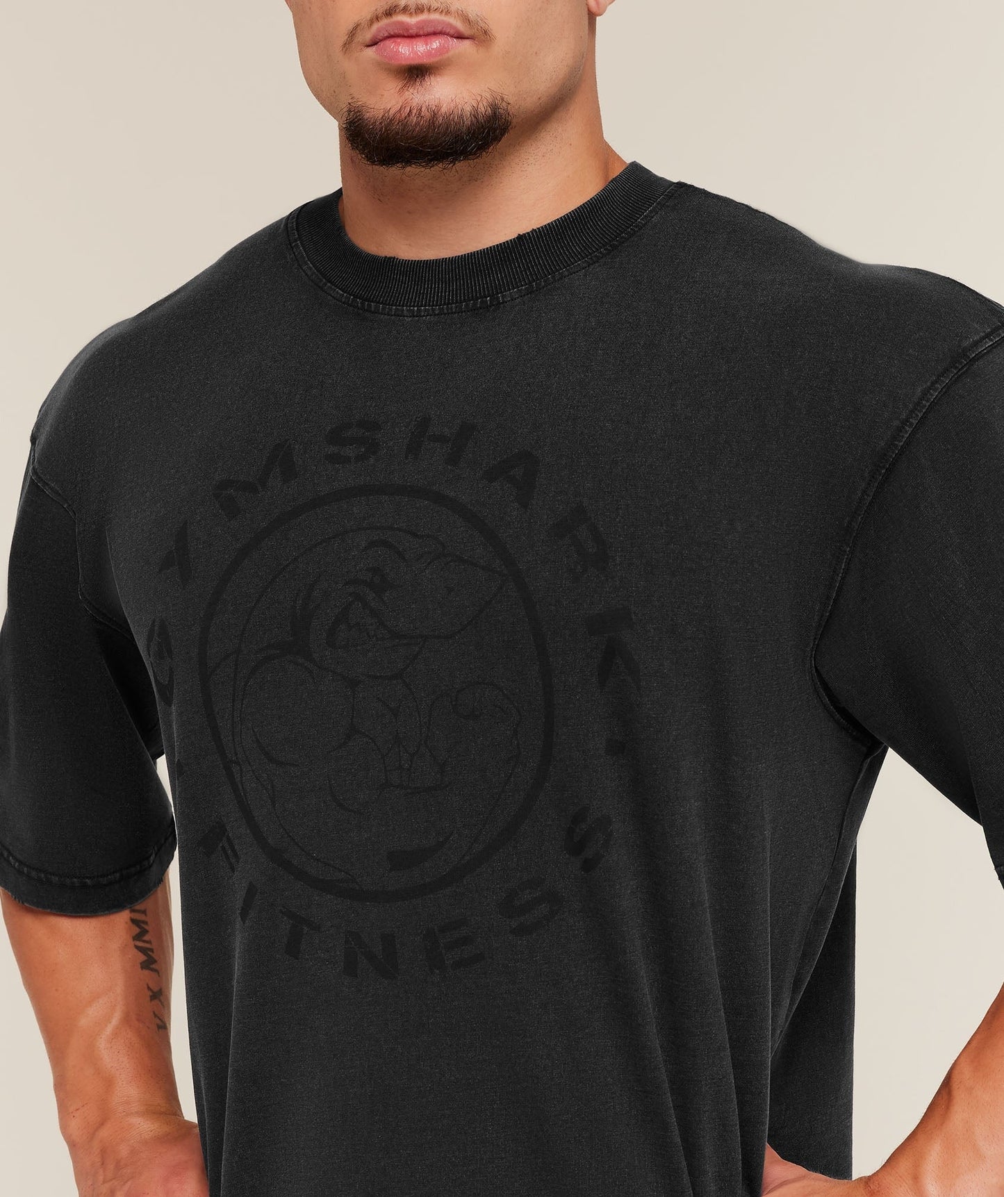 Gymshark Vintage Legacy T-Shirt - Black