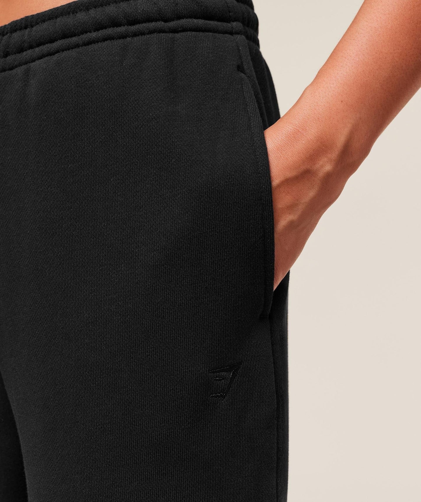 Gymshark Rest Day Sweats 2.0 Wide Leg Joggers - Black