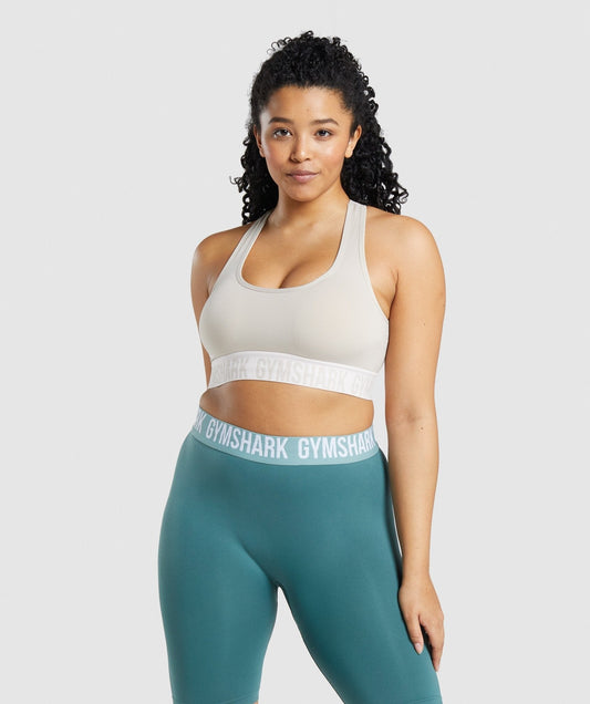 Gymshark Fit Seamless Sports Bra - Grey