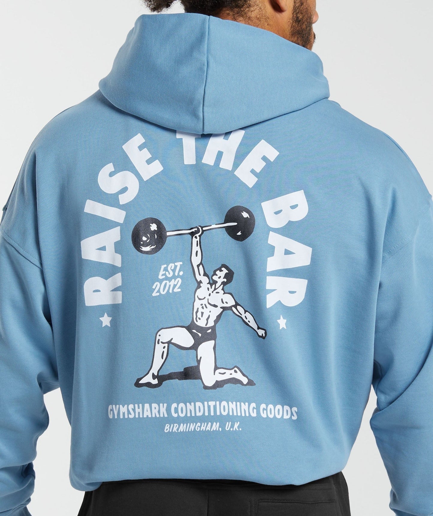 Gymshark Raise the Bar Hoodie - Dusk Blue